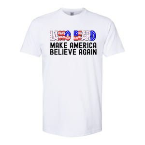 Lasso Beard Make America Believe Again Softstyle CVC T-Shirt