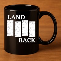 Land Back Movement, Native American LandBack 11oz C Handle Ceramic Mug