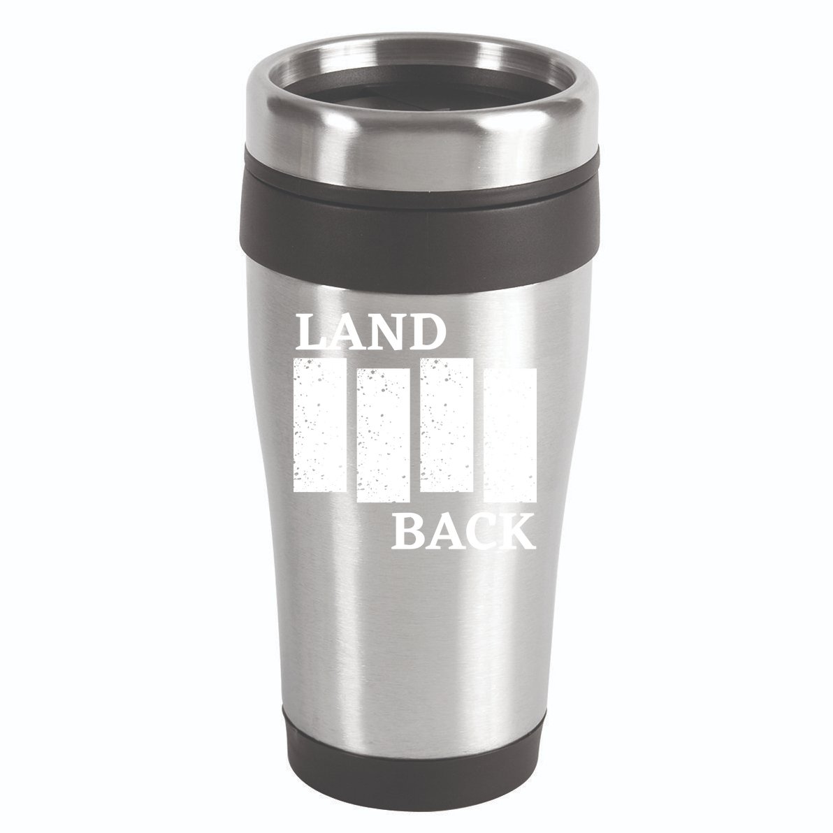 Land Back Movement, Native American LandBack 16oz Travel Tumbler