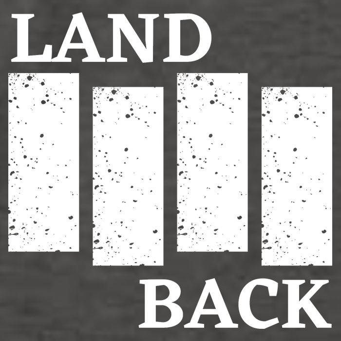 Land Back Movement, Native American LandBack Vector Backpack