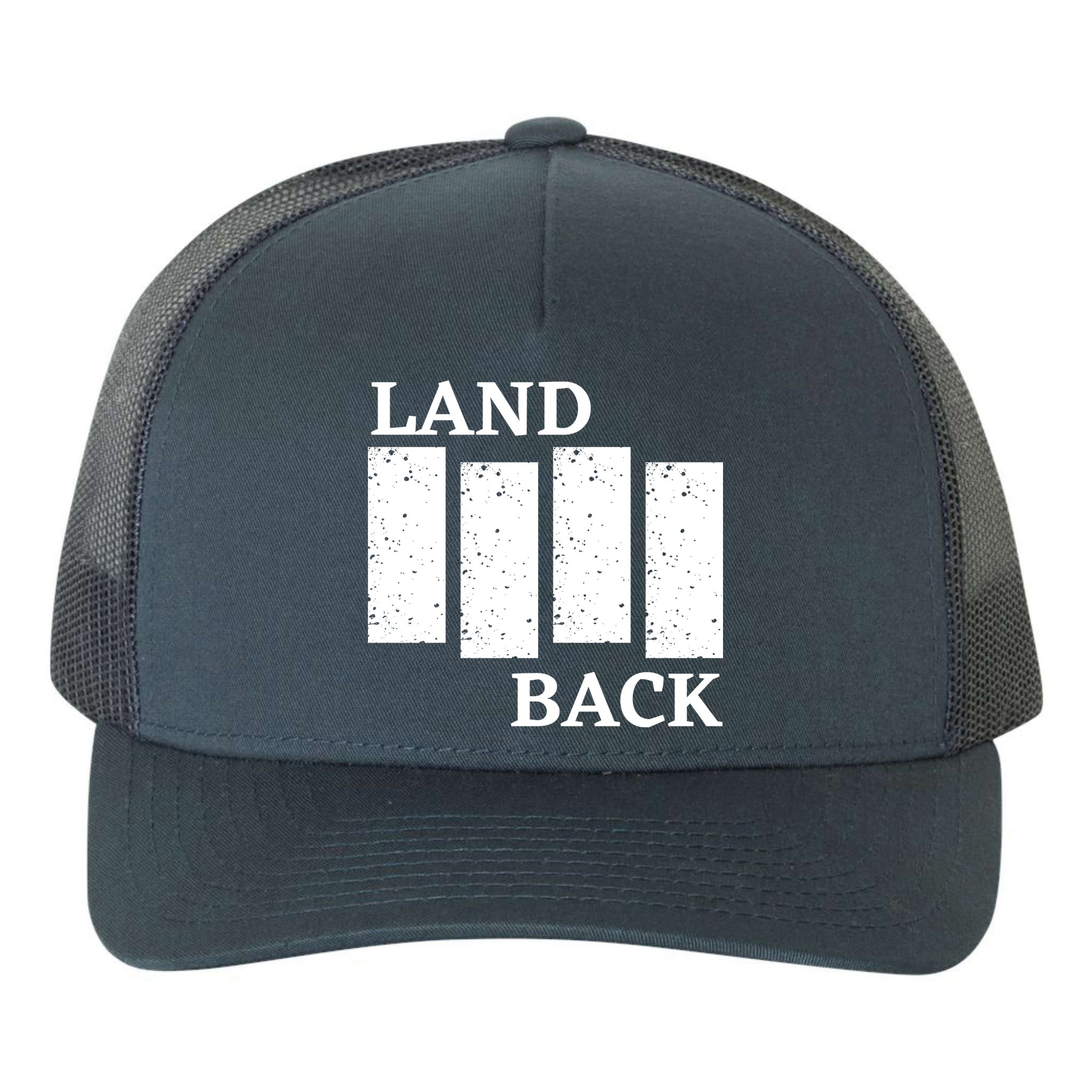 Land Back Movement, Native American LandBack Yupoong Adult 5-Panel Trucker Hat
