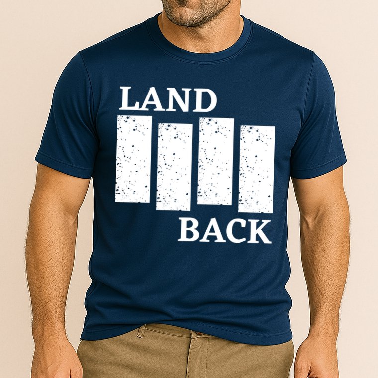 Land Back Movement, Native American LandBack Cooling Performance Crew T-Shirt