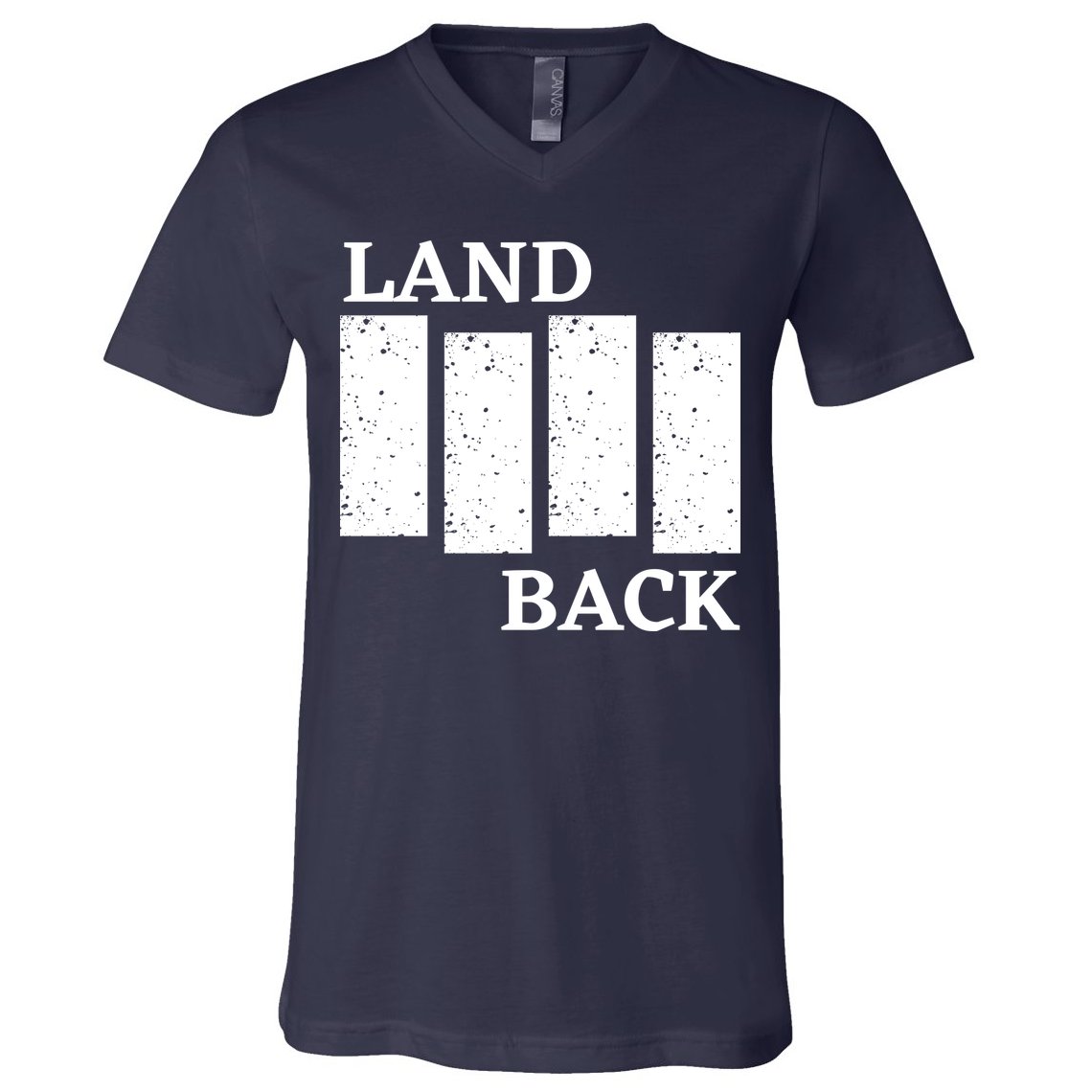 Land Back Movement, Native American LandBack V-Neck T-Shirt