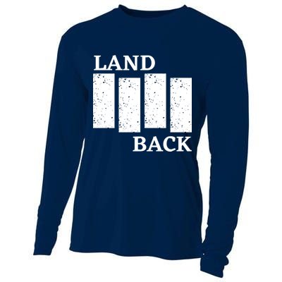 Land Back Movement, Native American LandBack Cooling Performance Long Sleeve Crew