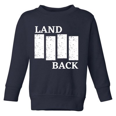Land Back Movement, Native American LandBack Toddler Sweatshirt