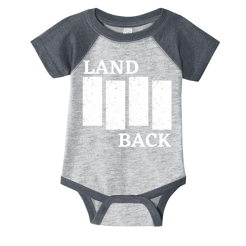 Land Back Movement, Native American LandBack Infant Baby Jersey Bodysuit