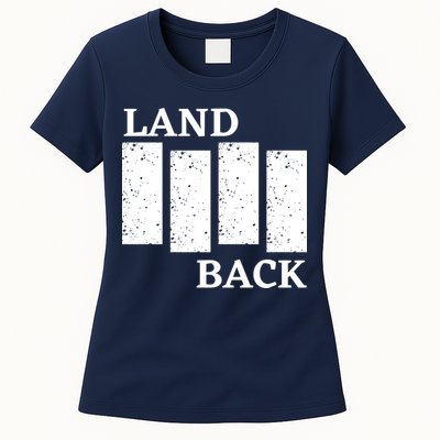 Land Back Movement, Native American LandBack Womens T-Shirt