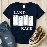 Land Back Movement, Native American LandBack Womens T-Shirt