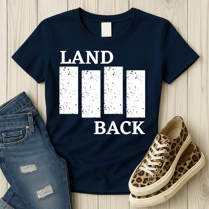 Land Back Movement, Native American LandBack Womens T-Shirt