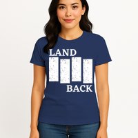 Land Back Movement, Native American LandBack Womens T-Shirt