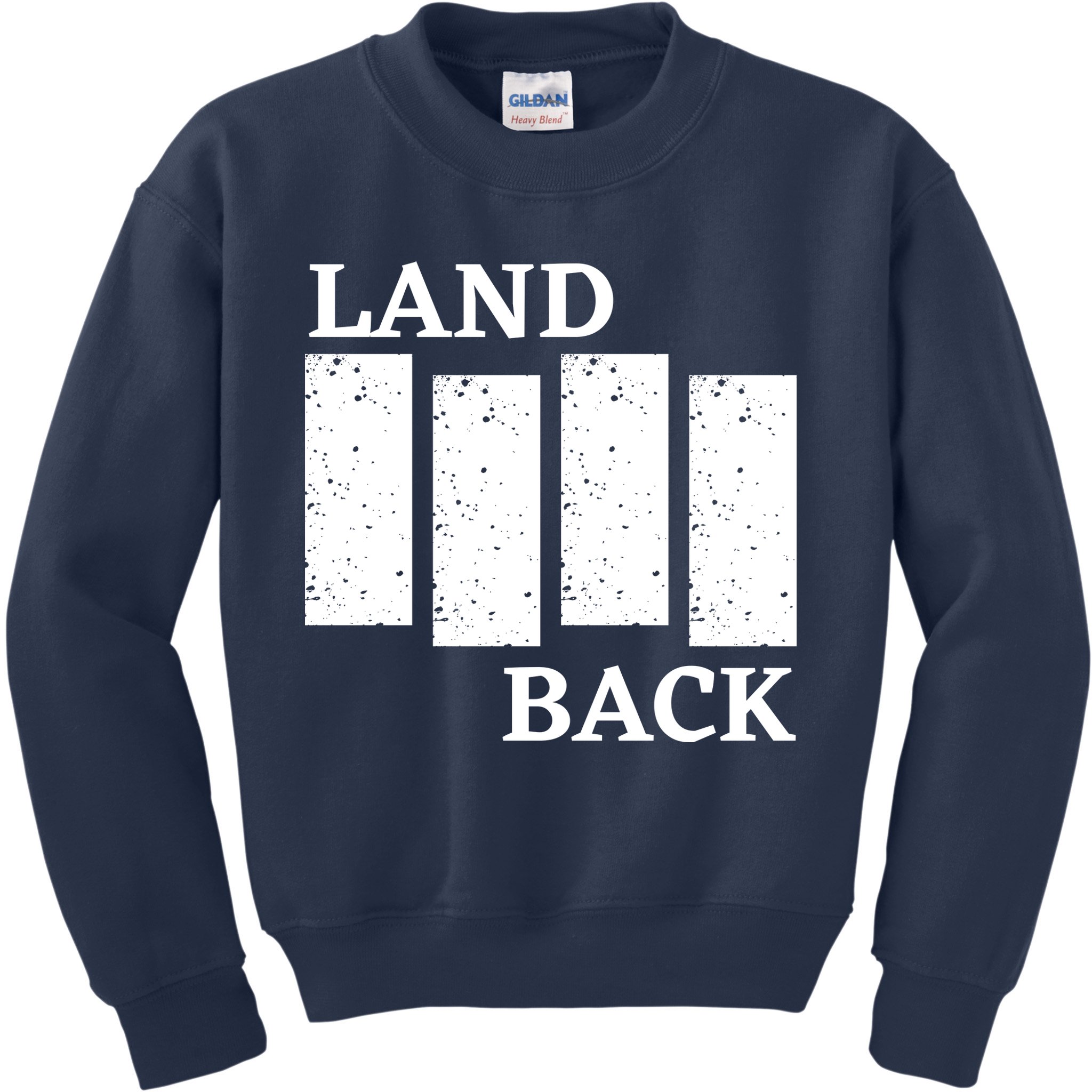 Land Back Movement, Native American LandBack Kids Sweatshirt