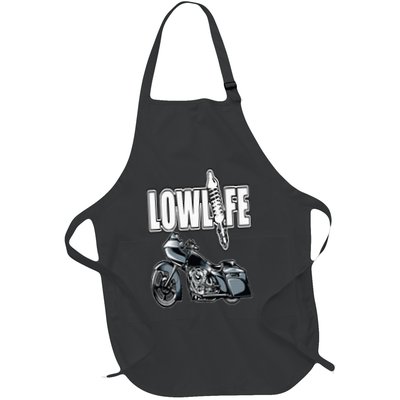 Lowlife Bagger Motorcycle . Chicano Vicla Lowrider Bikes Apron