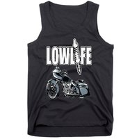 Lowlife Bagger Motorcycle . Chicano Vicla Lowrider Bikes Tank Top