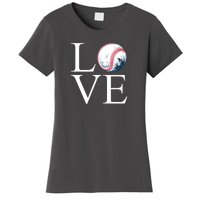 Love Baseball Mom Women's T-Shirt