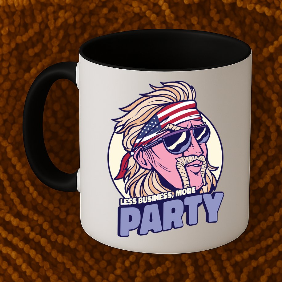 Less Business More Party 4th Of July USA Mug