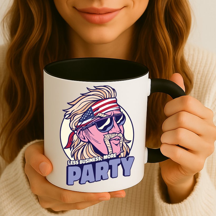 Less Business More Party 4th Of July USA Mug