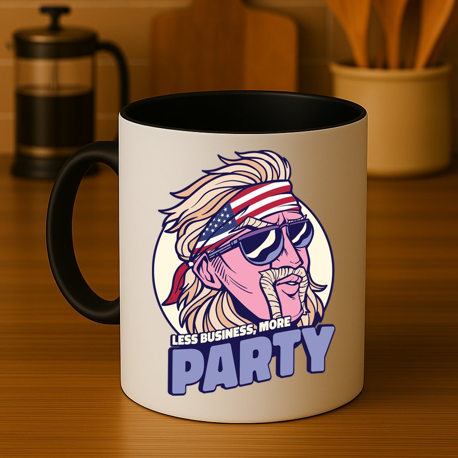 Less Business More Party 4th Of July USA Mug