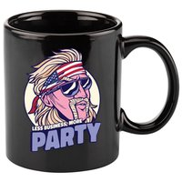 Less Business More Party 4th Of July USA 11oz C Handle Ceramic Mug