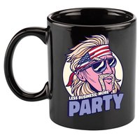 Less Business More Party 4th Of July USA 11oz C Handle Ceramic Mug