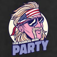 Less Business More Party 4th Of July USA Beanie