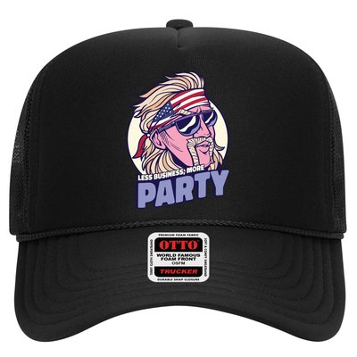 Less Business More Party 4th Of July USA Trucker Hat
