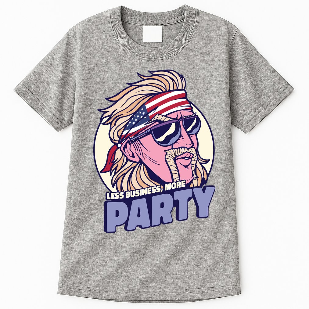Less Business More Party 4th Of July USA Tall T-Shirt