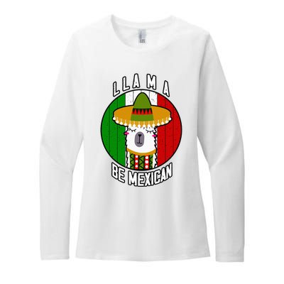 LLAMA BE MEXICAN Funny Cinco de mayo Party Womens CVC Long Sleeve Shirt