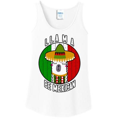 LLAMA BE MEXICAN Funny Cinco de mayo Party Ladies Essential Tank