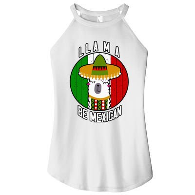 LLAMA BE MEXICAN Funny Cinco de mayo Party Women’s Perfect Tri Rocker Tank