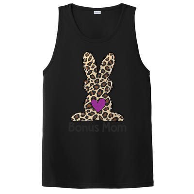 Leopard Bonus Mom Easter Bunny Bonus Mom Life Happy Easter Funny Gift PosiCharge Competitor Tank