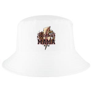 Leopard Baseball Mama Lightning Bolt Sport Mom Mother's Day Cool Comfort Performance Bucket Hat