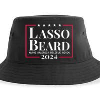 Lasso Beard Make America Believe Again Sustainable Bucket Hat