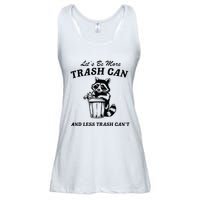 LetS Be More Trash Can And Less Trash CanT Cute Raccoon Ladies Essential Flowy Tank