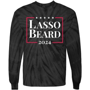 Lasso Beard Make America Believe Again Tie-Dye Long Sleeve Shirt