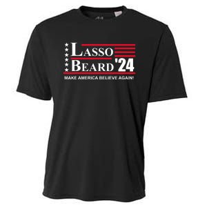 Lasso Beard Make America Believe Again Cooling Performance Crew T-Shirt