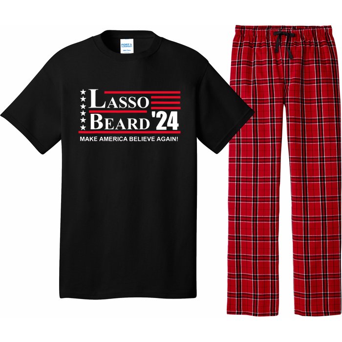 Lasso Beard Make America Believe Again Pajama Set