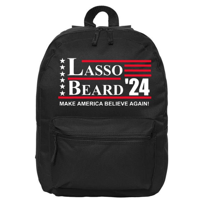 Lasso Beard Make America Believe Again 16 in Basic Backpack