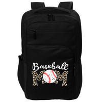 Leopard Baseball Mom Life Game Day Mothers Day Impact Tech Backpack