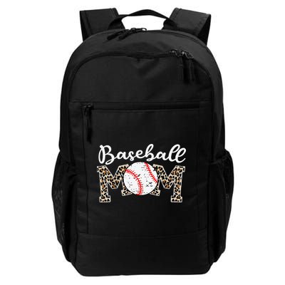 Leopard Baseball Mom Life Game Day Mothers Day Backpack