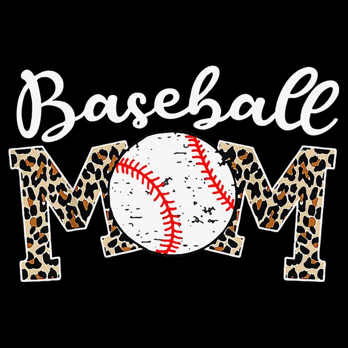 Leopard Baseball Mom Life Game Day Mothers Day 16 in Basic Backpack