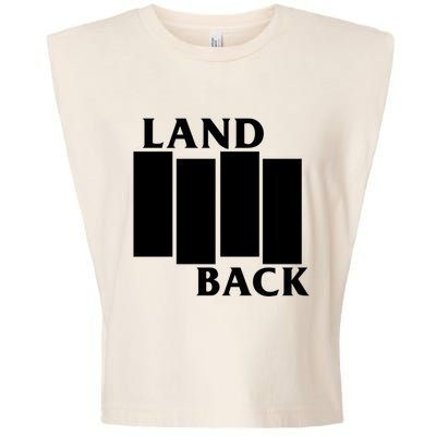 Land Back Movement, Native American LandBack Garment-Dyed Women's Muscle Tee