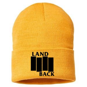 Land Back Movement, Native American LandBack Sustainable Knit Beanie