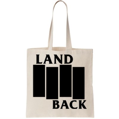 Land Back Movement, Native American LandBack Tote Bag