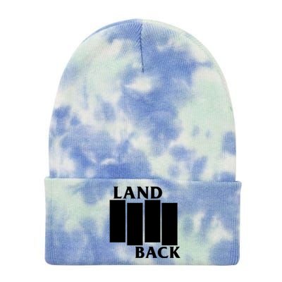 Land Back Movement, Native American LandBack Tie Dye 12in Knit Beanie