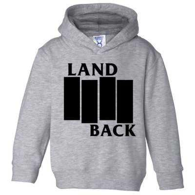 Land Back Movement, Native American LandBack Toddler Hoodie