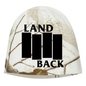 Land Back Movement, Native American LandBack Kati - Camo Knit Beanie