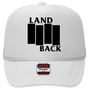 Land Back Movement, Native American LandBack High Crown Mesh Back Trucker Hat