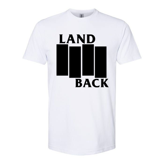 Land Back Movement, Native American LandBack Softstyle CVC T-Shirt