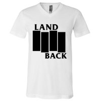 Land Back Movement, Native American LandBack V-Neck T-Shirt