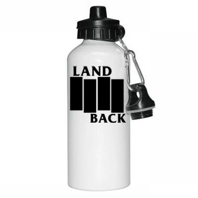 Land Back Movement, Native American LandBack Aluminum Water Bottle